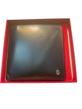 Cartier Red Velvet Jewelry Pouch with Gold Logo